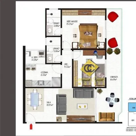 Buy this 3 bed apartment on Rua Vallone in Costazul, Rio das Ostras - RJ