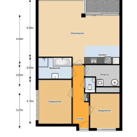 Image 1 - Flowcoatstraat 54, 5651 HR Eindhoven, Netherlands - Apartment for rent