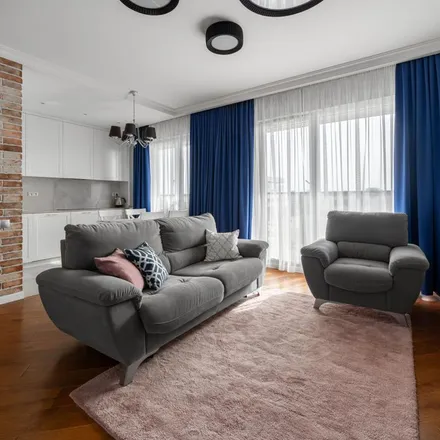 Rent this 3 bed apartment on Kolonia Krzysztofa Komedy in Kaliny Jędrusik 9, 01-748 Warsaw