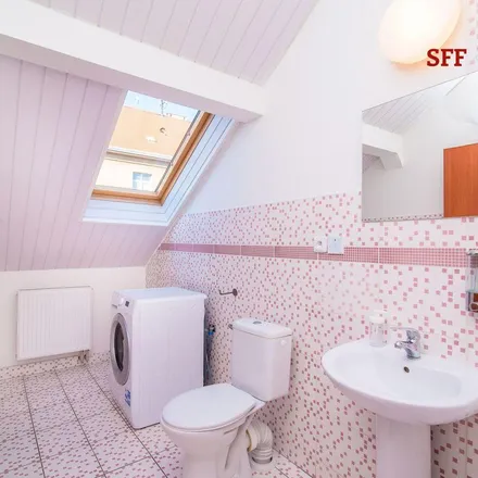 Rent this 1 bed apartment on Čestmírova 555/15 in 140 00 Prague, Czechia