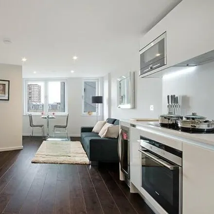 Rent this studio apartment on Shoreditch Heights in 105 Britannia Walk, London