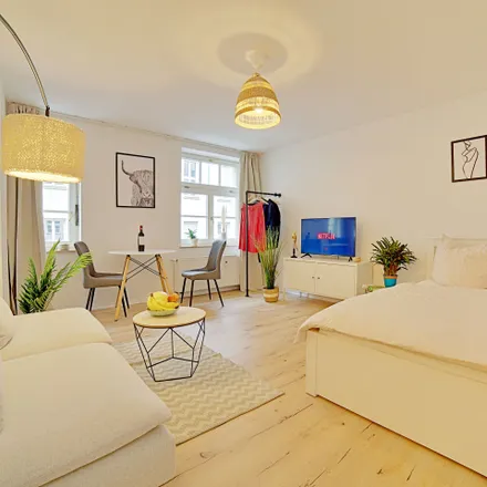 Rent this 1 bed apartment on Melscher Straße 16 in 04299 Leipzig, Germany
