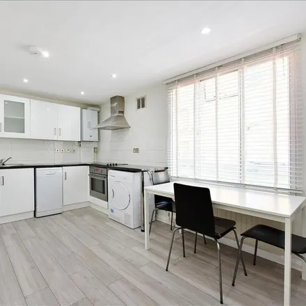 Rent this 3 bed apartment on Kings Cross Dry Cleaners in King's Cross Road, London