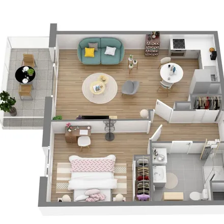 Rent this 2 bed apartment on 69 Rue Lucien Galtier in 54410 Laneuveville-devant-Nancy, France