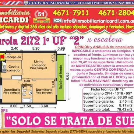 Image 2 - Segurola 2168, Monte Castro, C1407 GPO Buenos Aires, Argentina - Apartment for sale