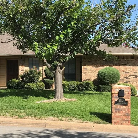 Rent this 2 bed duplex on 4914 Ledgestone Drive in Fort Worth, TX 76132
