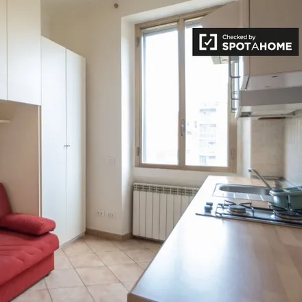 Rent this studio apartment on Il Tempio del Gusto in Via Vespri Siciliani, 20146 Milan MI