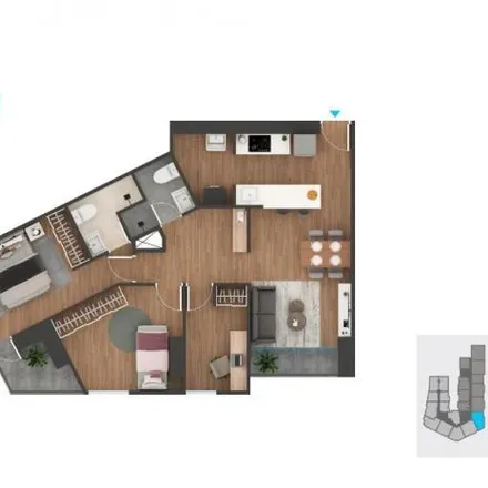 Buy this 3 bed apartment on Jirón Ludwing Van Beethoven in San Borja, Lima Metropolitan Area 15037