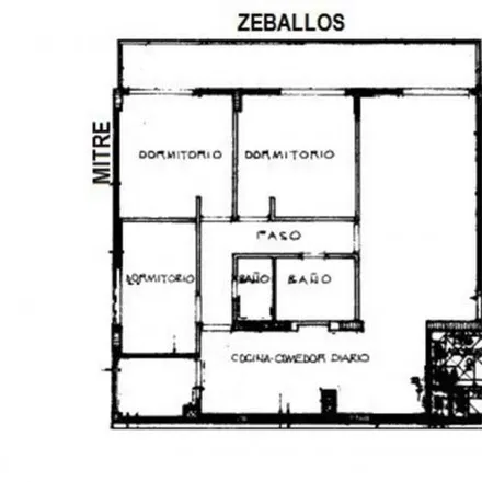 Buy this 3 bed apartment on Zeballos 1191 in Martin, Rosario