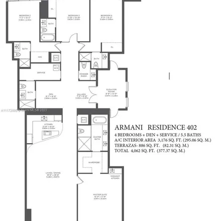 Image 3 - Residences By Armani Casa, 18975 Collins Avenue, Golden Shores, Sunny Isles Beach, FL 33160, USA - Apartment for rent