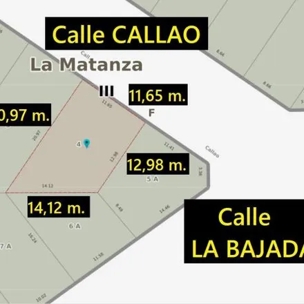 Buy this 2 bed house on Callao 849 in Partido de La Matanza, 1768 Villa Madero