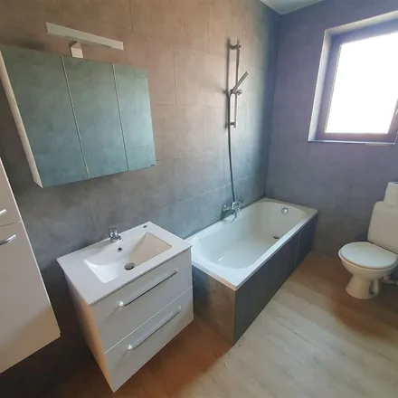 Rent this 3 bed apartment on Cité du Moustier 64 in 7130 Binche, Belgium
