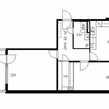 Rent this 2 bed apartment on Peltovainionkatu in 33400 Tampere, Finland