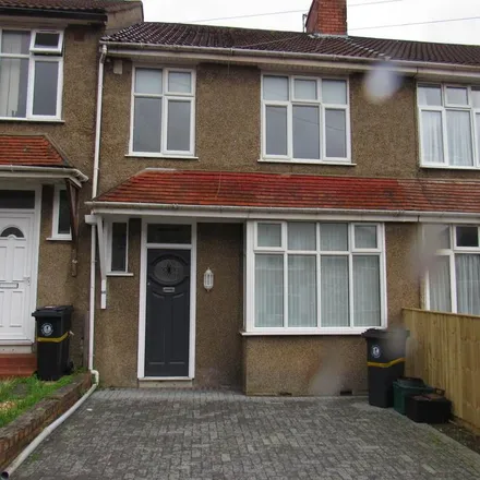Rent this 3 bed townhouse on 66 Sandling Avenue in Bristol, BS7 0HT