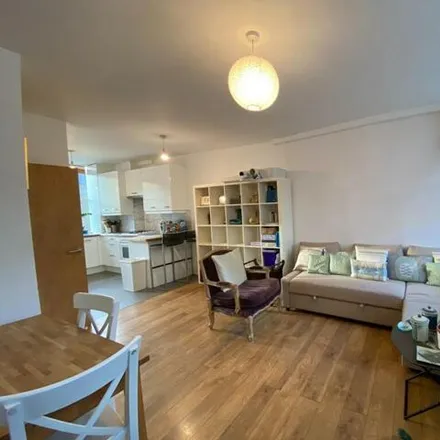 Rent this 2 bed apartment on Korean BBQ and Vegan Restaurant in 107 Whitecross Street, London