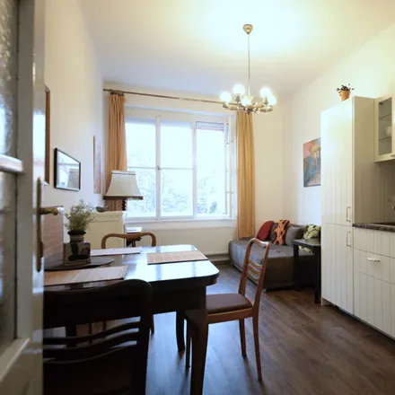 Rent this 1 bed apartment on Ruská 946/88 in 100 00 Prague, Czechia