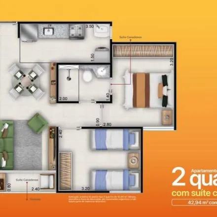 Buy this 2 bed apartment on Rua Guarabira 394 in Imbiribeira, Recife - PE