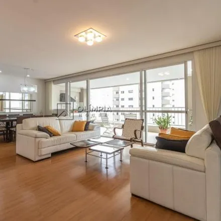 Rent this 3 bed apartment on Condomínio Maison Lalique in Alameda dos Arapanés 631, Indianópolis