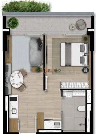 Buy this 1 bed apartment on Rua Nicolau Maeder 323 in Alto da Glória, Curitiba - PR