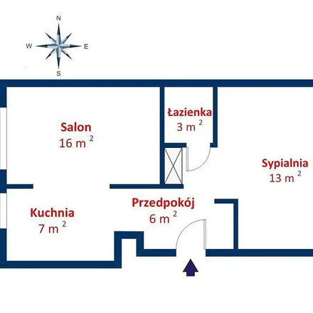 Rent this 2 bed apartment on Księdza Jerzego Popiełuszki 5 in 96-300 Żyrardów, Poland
