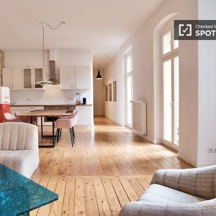 Rent this 1 bed apartment on Nordkapstraße 8 in 10439 Berlin, Germany