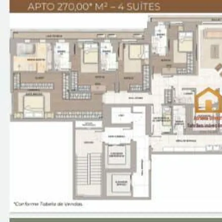 Buy this 4 bed apartment on Alameda Coronel Eugênio Jardim in Setor Marista, Goiânia - GO
