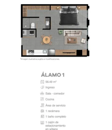 Buy this 1 bed apartment on Avenida Paseos Solares in Solares, 45019 San Juan de Ocotán