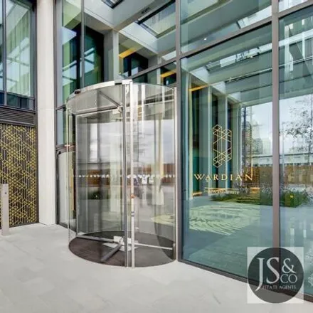 Buy this 1 bed apartment on South Quay Walk in Canary Wharf, London