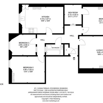 Image 5 - 12 Dean Terrace, City of Edinburgh, EH4 1NL, United Kingdom - Apartment for rent