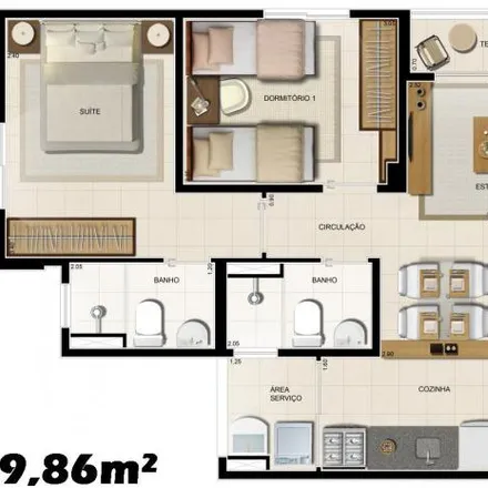 Buy this 2 bed apartment on CEPLAC in Rodovia Augusto Montenegro, Parque Verde