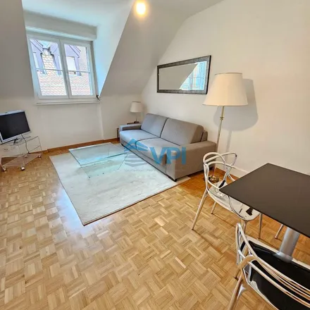 Rent this 1 bed apartment on Rue Etienne-Dumont 5 in 1204 Geneva, Switzerland