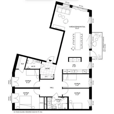 Rent this 5 bed apartment on Kungsvägen 12 in 191 48 Sollentuna kommun, Sweden