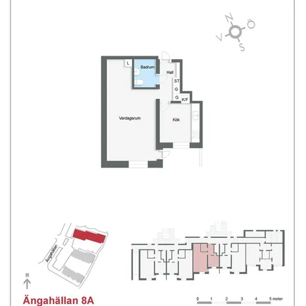 Rent this 1 bed apartment on Ängahällan in 269 72 Förslöv, Sweden