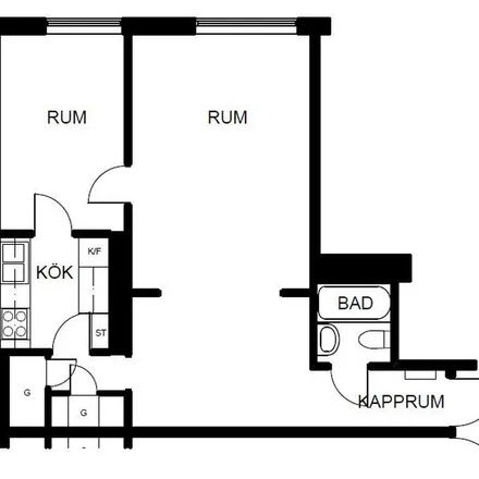 Rent this 1 bed apartment on Lidnersgatan 3 in 112 13 Stockholm, Sweden