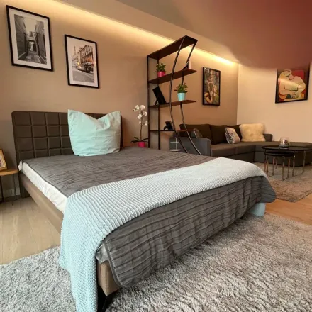 Rent this 1 bed apartment on Platanenstraße 5 in 65933 Frankfurt, Germany