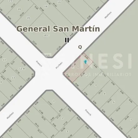 Buy this 2 bed house on 61 - French 2199 in Partido de General San Martín, B1650 KXQ Villa Maipú
