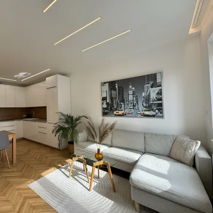 Rent this 2 bed apartment on Malešická 2448/6 in 130 00 Prague, Czechia