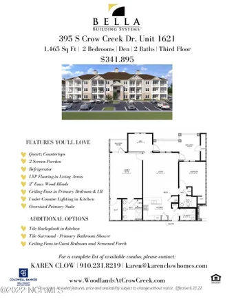 Buy this 2 bed condo on 372 Crow Creek Drive Northwest in Iredell, Brunswick County