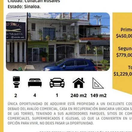 Buy this 4 bed house on Calzada de las Torres in Balcones del Valle, 80184 Culiacán