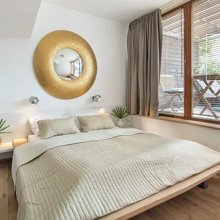 Rent this 1 bed apartment on Z-Box in Plzeňská, 150 00 Prague