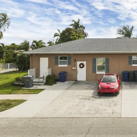 Rent this 3 bed duplex on 137 Hawthorne Drive in Lake Park, Palm Beach County