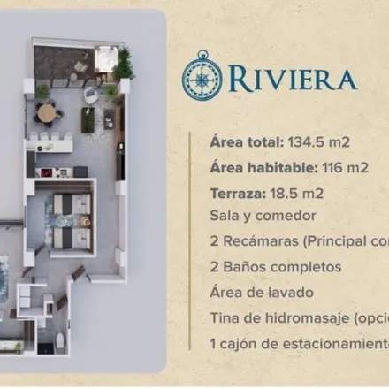 Buy this 2 bed apartment on Olinda Hote Sense in Avenida Paseo Claussen, Los Pinos