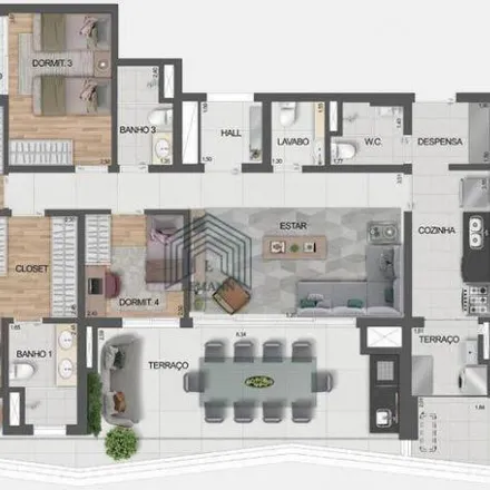 Buy this 4 bed apartment on Rua Topázio 229 in Liberdade, São Paulo - SP