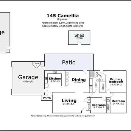 Image 4 - 157 Camellia Road, Bogalusa, LA 70427, USA - House for sale