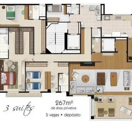 Buy this 3 bed apartment on Edifício Montparc in Rua Paraguaçu 521, Perdizes