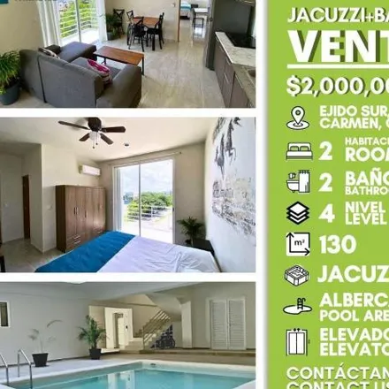 Buy this 2 bed apartment on Calle 11 Sur in Forjadores, 77712 Playa del Carmen