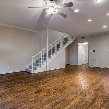 Rent this 2 bed townhouse on 7433 Villanova Drive in Dallas, TX 75225