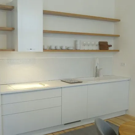 Rent this 1 bed apartment on Gymnázium Duhovka in U Pergamenky, 170 04 Prague