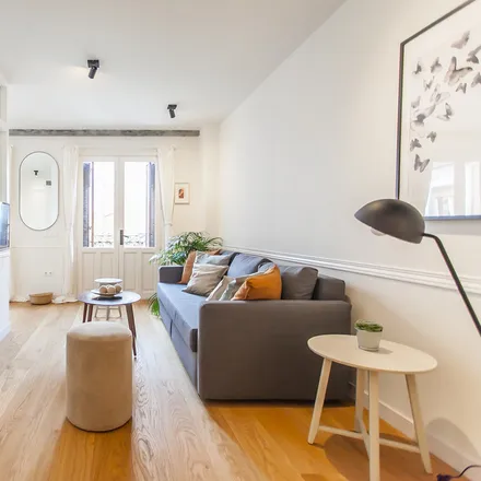 Rent this 1 bed apartment on Plaza de Santo Domingo in 28013 Madrid, Spain