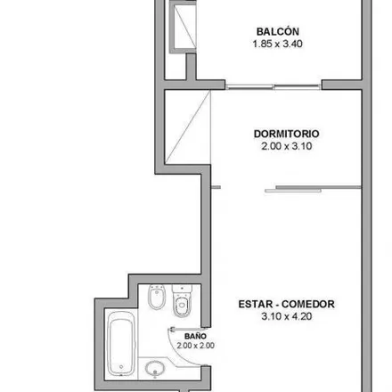 Buy this 1 bed apartment on Carlos Calvo 1554 in Constitución, 1245 Buenos Aires